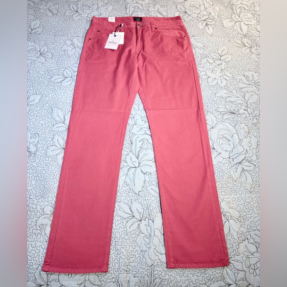 NWT UNTUCKIT Men's El Circo Pants Straight Fit Pima Cotton Chino Pant 32x32🧡 - Picture 1 of 12